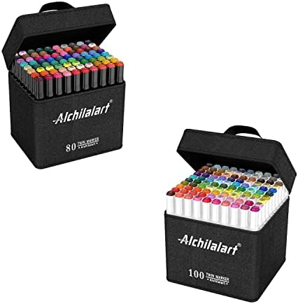 Alchilalar 180 fabricantes de álcool coloridos para crianças adultas