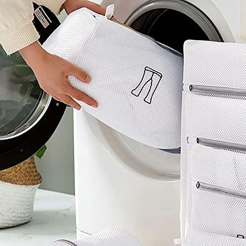 Bolsas de lavanderia de malha fina durável para delicados com zíper premium de armazenamento de deslocamento organizar sacos de lavagem de roupas para máquina de lavar roupa de lavanderia Bra de meias