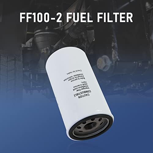 Filtro de combustível dicmico e filtro separador de água compatíveis com Dodge Ram Cummins Substitua# FF100-2, WS100