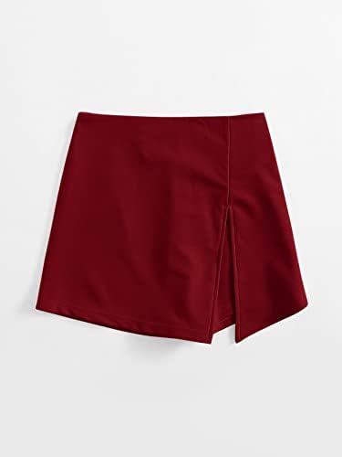 Shorts propfe for shorts femininos shorts femininos de cintura elástica de shorts de skort frontal