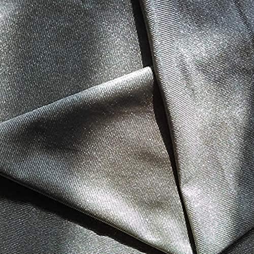Tecido anti-radiação Fibra de fibra de prata Bloqueando RF Radiação EMFi Antiestatic Suit de Roupas 1,5m/59in Largura