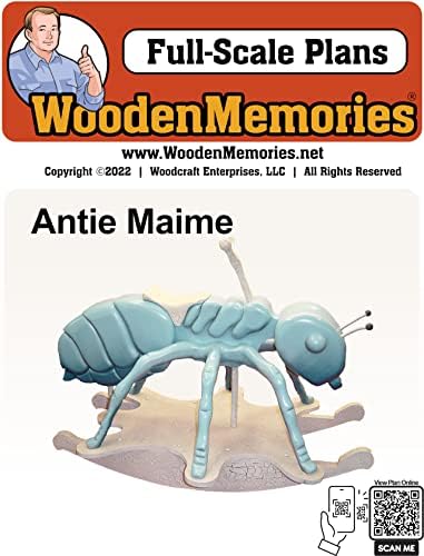 Memórias de madeira Antie Maime - Planos de madeira e padrões de rastreamento para animais de balanço (projeto Woodcraft de