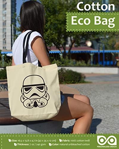 Star Wars reutilizável bolsa 'Stormtrooper' - sacola de compras com alças longas