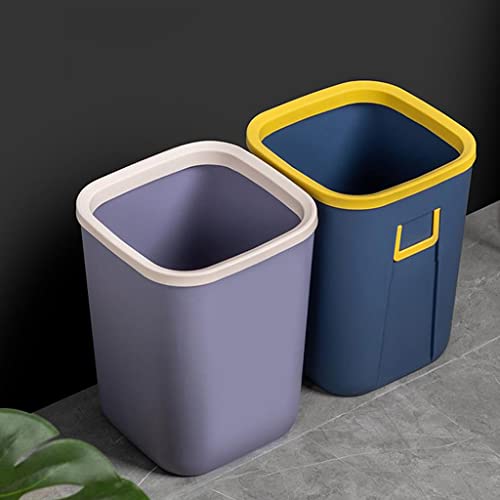 Hihelo lixo lixo lixo lata de cozinha doméstica Banheiro de cozinha Escritório de grande capacidade latas de lixo sem