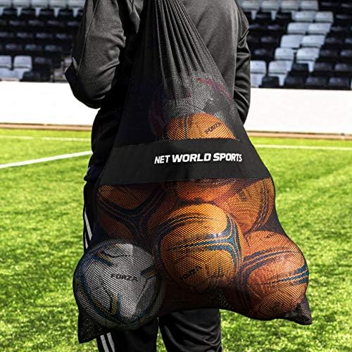 Bola de transporte de futebol - transportar facilmente até 10 bolas dos vestiários para os campos de treinos [líquidos da World Sports]