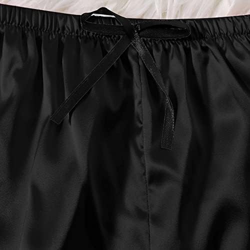 Roupa de dormir de 4 peças para mulheres sexy lace casamento lingerie camisola de camisola de cetim shorts bermudas de pijamas conjuntos