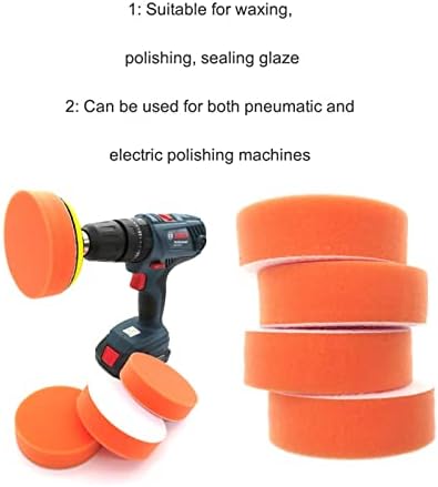 Confiança Craftman 5pcs/conjunto 4 Padrões de polimento de carro esponja polimento de polimento de cera kit kit kit de ferramenta