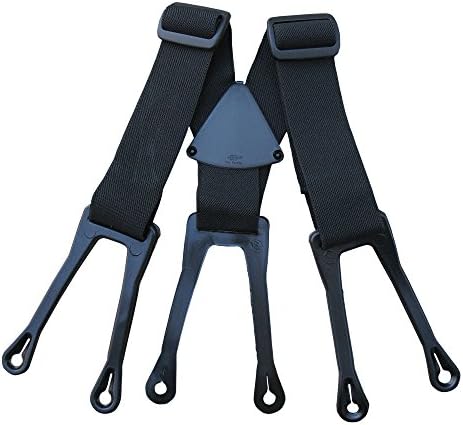 A&R Sports Suspenders, Senior, Black