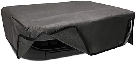 Capa de poeira Kwmobile Compatível com inveja HP ​​4525 - Caixa da impressora - Tampa do protetor de tecido - cinza escuro