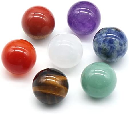 Sete Chakras de Ball Decoração Home Decoração Natural Pedras de Energia Cristal de Cristal ioga Cura Tumble Gems polidos Reiki