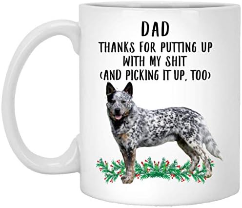 Engraçado Australiano Cão Gado MUG para cã