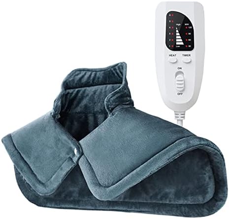 Iakaeui Ultra Soft Cat almofada de aquecimento elétrico para aliviar a dor nas costas, 6 configurações de calor, desligamento