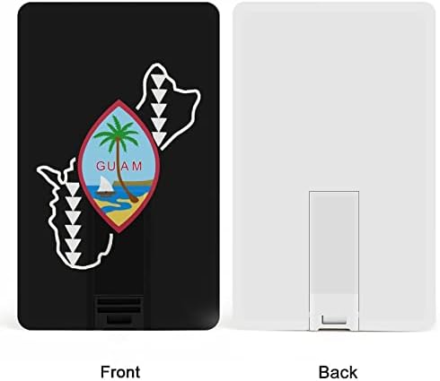 Sinalizador de sinalização de Guam Design de cartão de crédito USB Drive