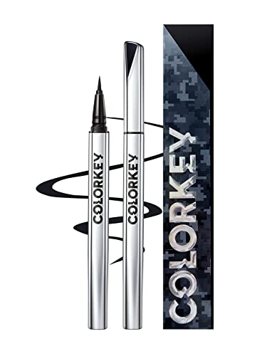 Colorkey Flutuing Color 24 horas Eyeliner líquido à prova d'água, resistente ao suor, à prova d'água e à prova de manchas, lápis de