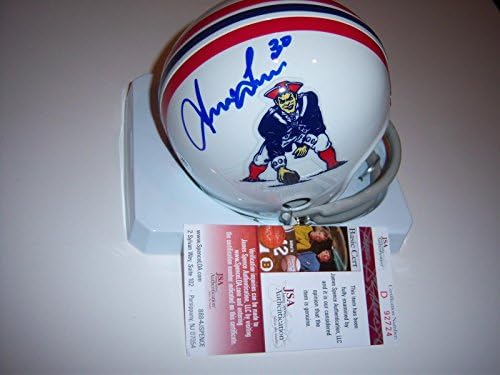 Irving Fryar Patriots JSA/CoA Mini capacete assinado - Mini capacetes da NFL autografados