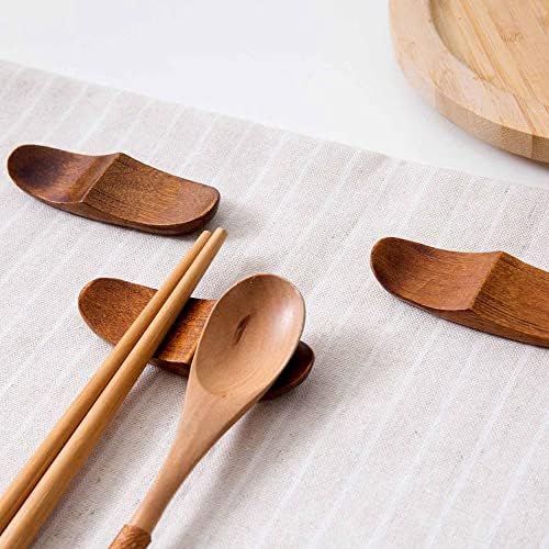 CHDHALTD 6PCS CHAPELS TOLDER, REST STAN, RATURA DE FILHO DE WOODEN para decoração de mesas de cozinha em casa Decoração