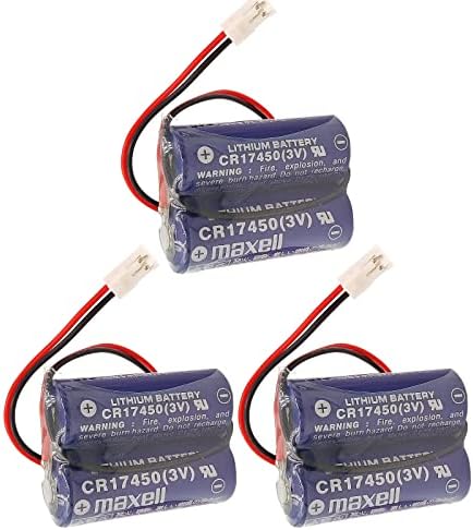 2CR17450-2WK27 / D80UB016170 2600mAH 3V Substituição PLC Controle industrial Single Use Battery