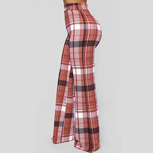 Personalidade feminina feminina Plaid High Elastic High High Sports Sports Casual Casual Wide Short Casual Wide para mulheres