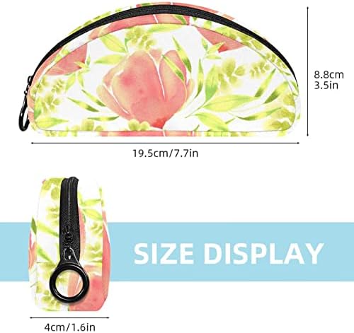 Caixa de lápis Guerotkr, bolsa de lápis, bolsa de lápis, estética da bolsa de lápis, aquarela arte floral floral mola