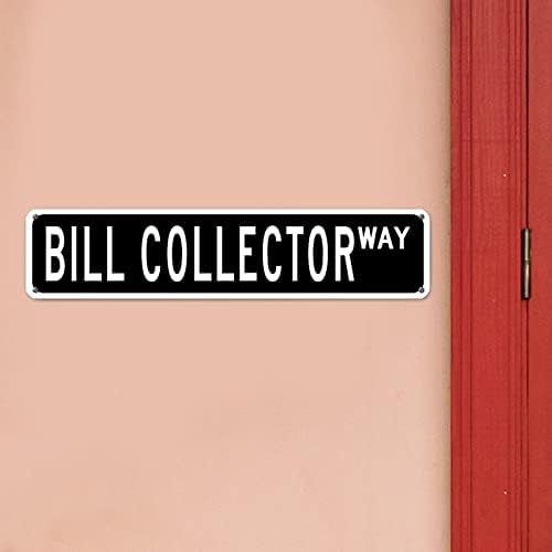Bill colecionador de metal lata lata placa de parede de parede de rua personaliza placar bill colector presente casa