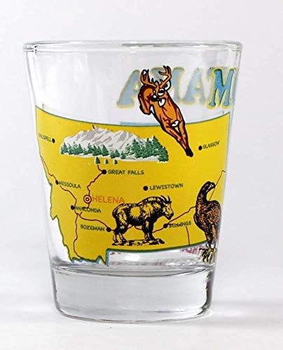 Montana, o Treasure State All-American Collection Shot Glass