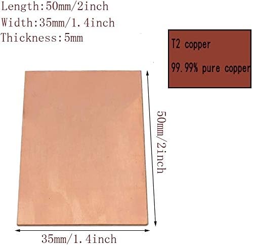Folha de latão Huilun Placa de cobre pura Cu Placa de cobre Folha de cobre T2 Metal Folha de cobre Folha de resfriamento Materiais