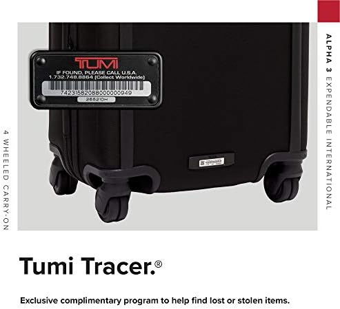 Tumi - Alpha 3 Expandível International 4 Rodas de mão de rodas - 22 polegadas Rolling Say