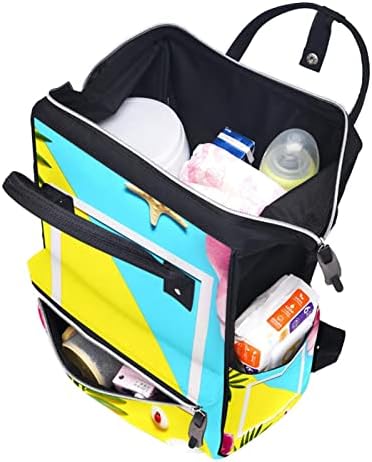 Mochila VBFOFBV Backpack de Bolsa, Bolsas de Nappica Multifuncional Viagem de Viagem de volta, unissex e elegante e tropical