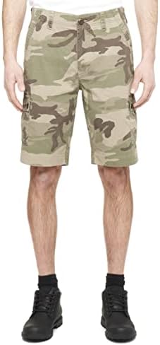 Curto do caminhante do dia | Shorts de carga masculinos com seleção de 11 , 6 bolsos e frente com zíper