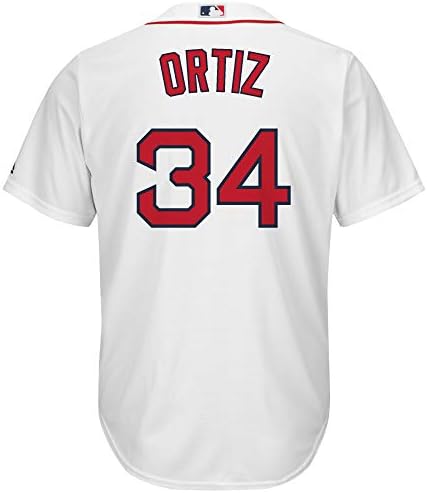 David Ortiz Boston Red Sox #34 Juventude 8-20 White Cool Base Base Home Jersey