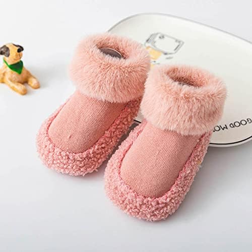 Calçados infantis Inverno Sapatos para criança de baixo para baixo lã de lã de lã de lã de piso quente de lã para