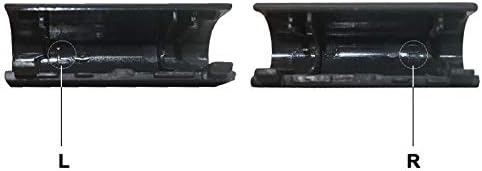 Rinbers LCD Tampa da dobradiça Capinho de tampa esquerda e direita Substituição SM2R2 para Dell Inspiron 3180 Latitude 3180