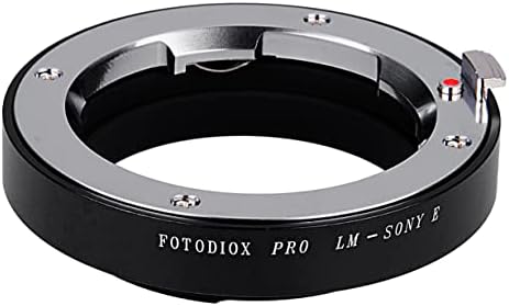 Adaptador de montagem da lente Fotodiox Pro - Compatível com a lente Leica M para as câmeras sem espelho -montante da Sony