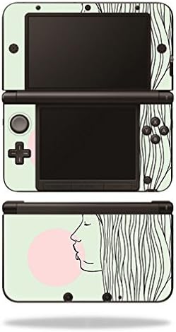 Mightyskins Skin Compatível com Nintendo 3DS XL - Goma de bolha rosa | Tampa protetora, durável e exclusiva do encomendamento