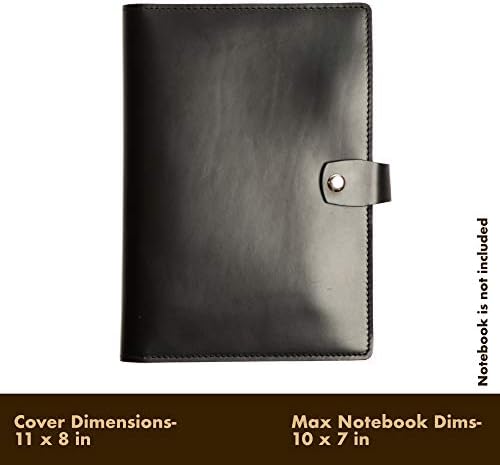 Capa de couro para Moleskine X-Large Notebook/Made Handmade no Couro de grão completo dos EUA/Horween Chromexcel