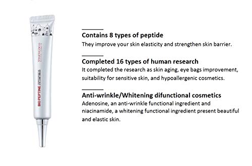 Swanicoco Fermentation Peptine Eye Care Cream 45ml /1.52oz com 8 peptídeo K-beauty Type…