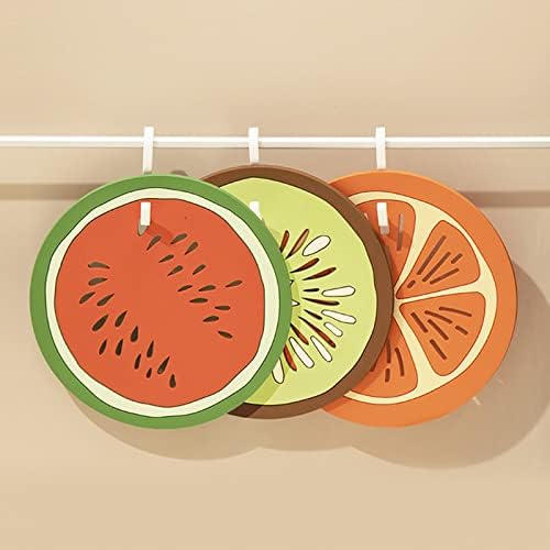 6pcs desenho animado frutas animal melancia kiwi laranja ur urso montanhandres