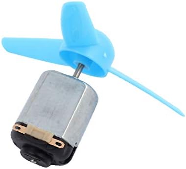 X-Dree 2pcs DC 5V 0,13A 5000rpm Modelo Motor Aeronave Motor 3 palhetas 80mm Dia Propeller azul (2 unids DC 5V 0,13A