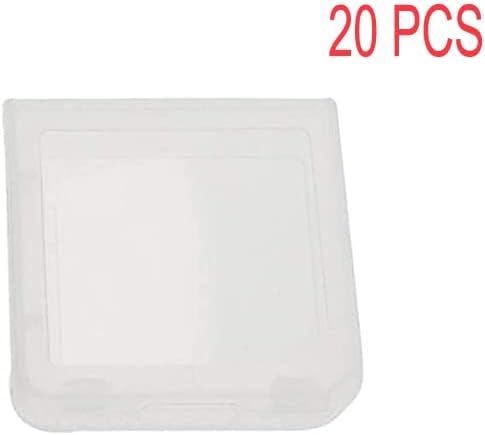 Ruiitroliker 20pcs Caixa de protetor de protetor de cartucho de jogo GameCard Case de poeira para o cartucho DS 3DS DSI único GameCard