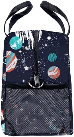 Lunchar de lancheira Blue Space Box Isoled Bag Rescurity Lunch Sagt