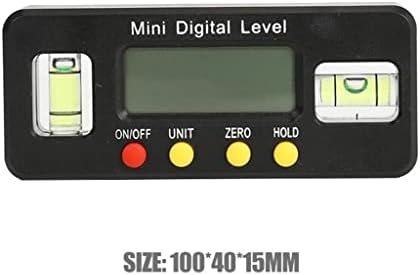 ASUVUD Mini Precision Nível digital Transferidor Inclinômetro Angle Finder Ferramentas de medição de pinça de pinça