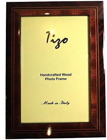 TIZO 8 x 10 Dark Brown Frame com borda embutida, feita na Itália