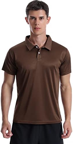 Xelky masculino seco camisa de pólo de golfe