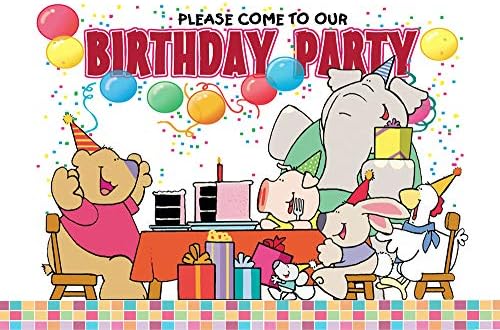 Convite para festas infantis - 4 x 6 preenche os cartões postais de convite para festas - 25 convites para festas