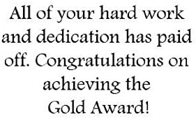 Kit de lembranças do prêmio Girl Scout Gold - 11 Itens Total de itens Gold Award Gift - Gold Award Presente
