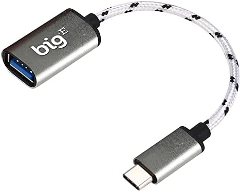 BIG-E USB C para USB 3.0 Uma fêmea de adaptador OTG compatível com o seu BMW 2020 X1 para USB completo no GO Thunderbolt 3