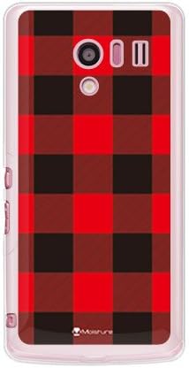 Segunda pele Buffalo Verifique o design vermelho por umidade/para aquos telefone ex sh-04e/docomo dsh04e-tpcl-777-j187
