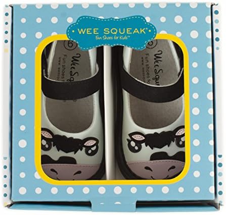 Wee Squeak Shopdler Shoes Squeaky com Squeaker removível em estilos e cores divertidas para meninos e meninas