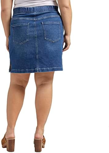 Jag Jeans Women's Plus Size On the Go Mid Rise Skort