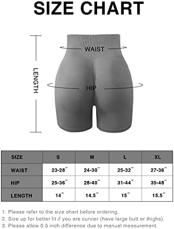 Jollmono 1-3 pacote feminino scrunch butt shorts shorts de ginástica sem costura ginástica shorts